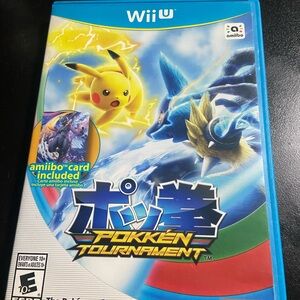 Pokken Tournament Nintendo Wii U Game - tested Pokemon (B1)